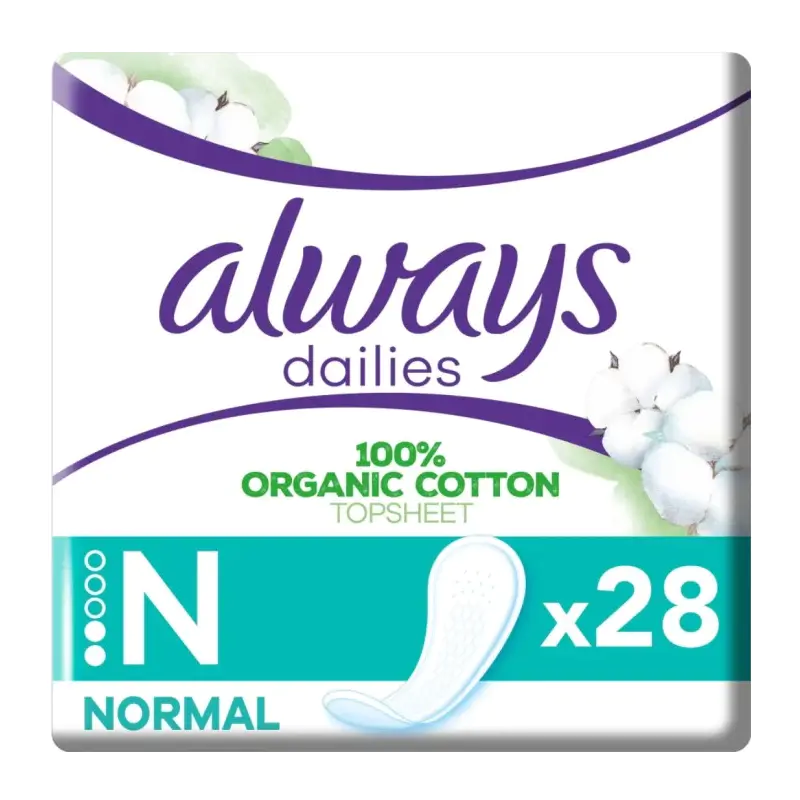 Always Normal Cotton Liner 28 pcs